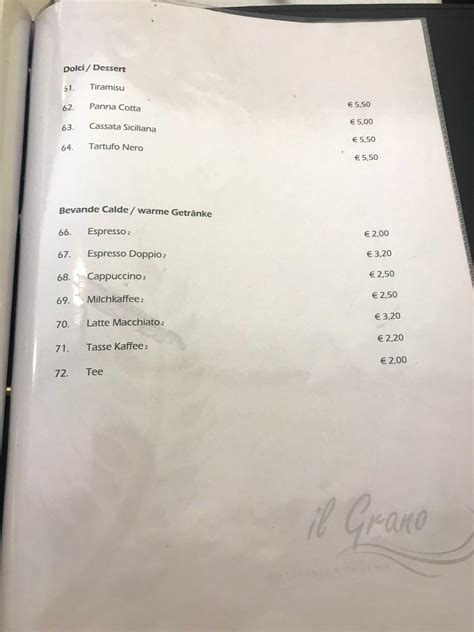 ristorante grano|grano italian restaurant menu.